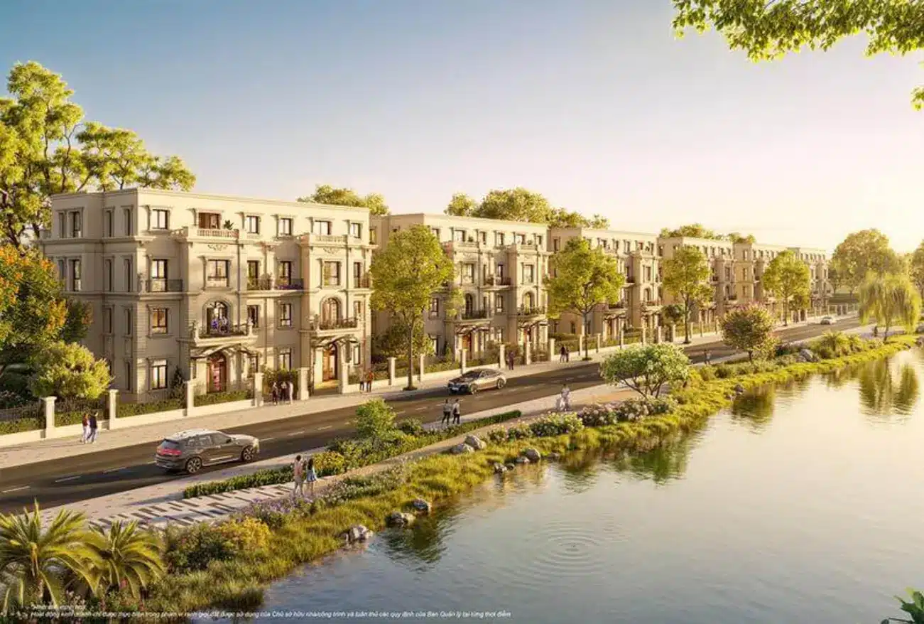 Phối cảnh dự án The Fullton tại Vinhomes Ocean Park 3 – không gian sống xanh, hiện đại và đẳng cấp.