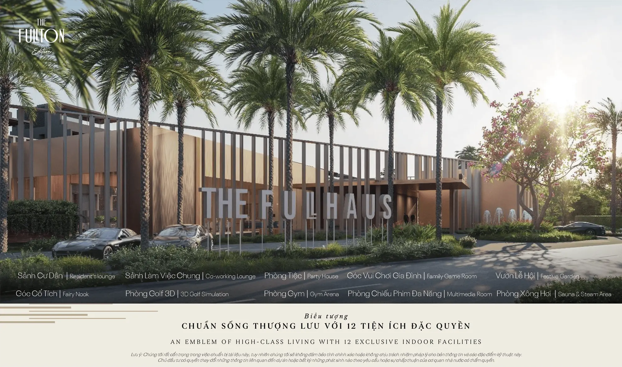 Hệ thống 12 tiện ích nội khu độc quyền tại The Fullton, từ phòng gym, golf 3D đến không gian co-working và giải trí gia đình Hệ thống 12 tiện ích nội khu độc quyền tại The Fullton, từ phòng gym, golf 3D đến không gian co-working và giải trí gia đình
