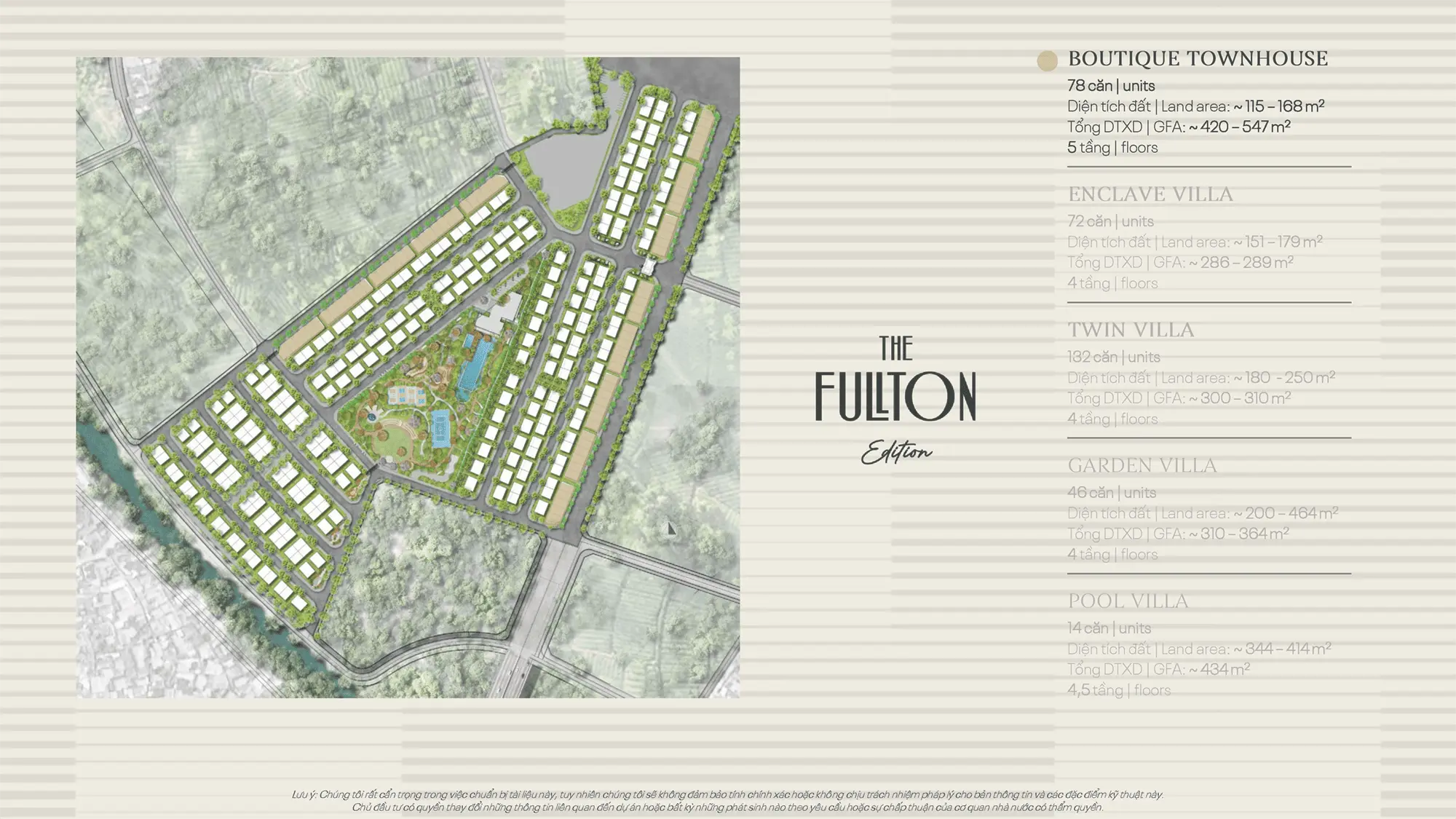 Mặt bằng loại hình sản phẩm Boutique Townhouse, phân khu The Fullton Edition thuộc dự án The Fullton Mặt bằng loại hình sản phẩm Boutique Townhouse, phân khu The Fullton Edition thuộc dự án The Fullton