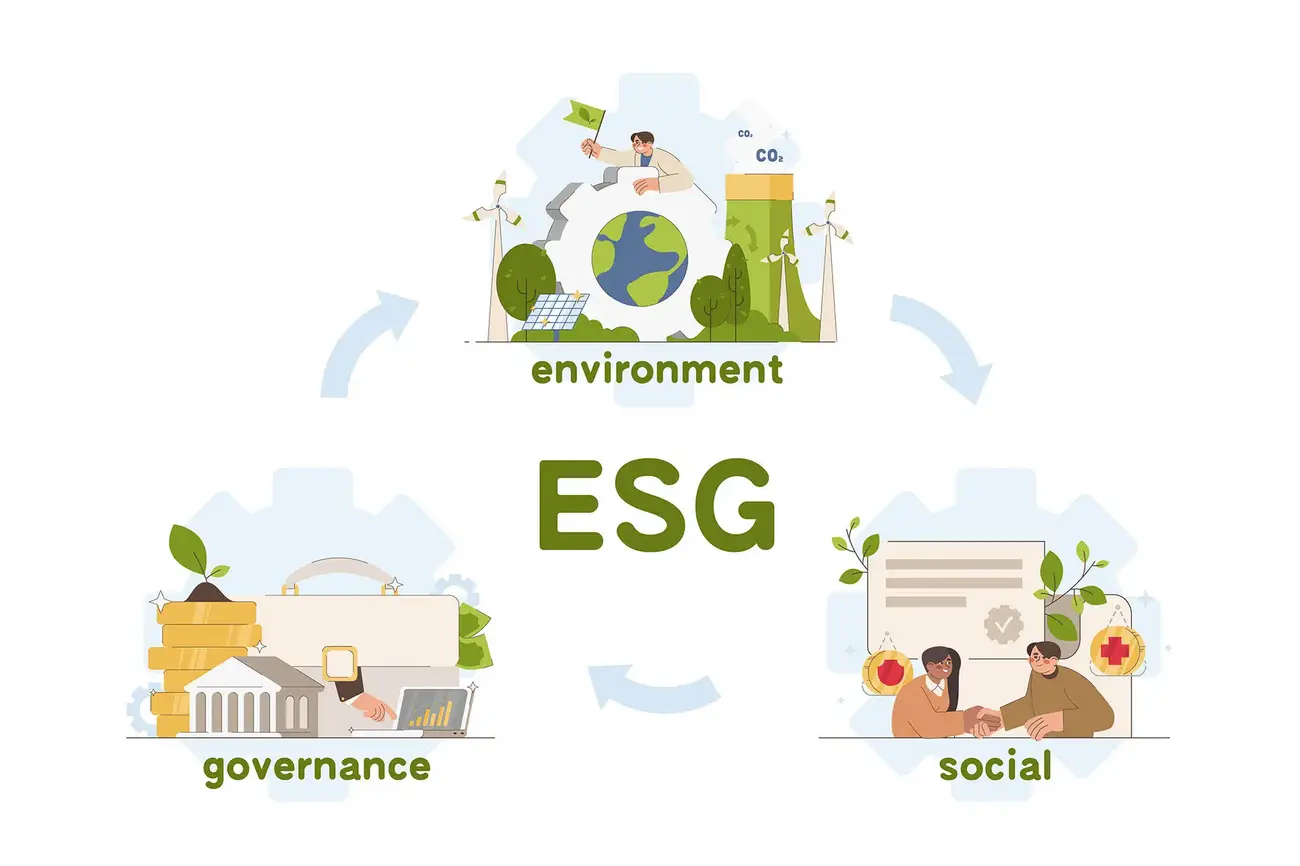 Cam kết của CapitaLand về ESG: Bền vững môi trường, xã hội công bằng và quản trị minh bạch.
