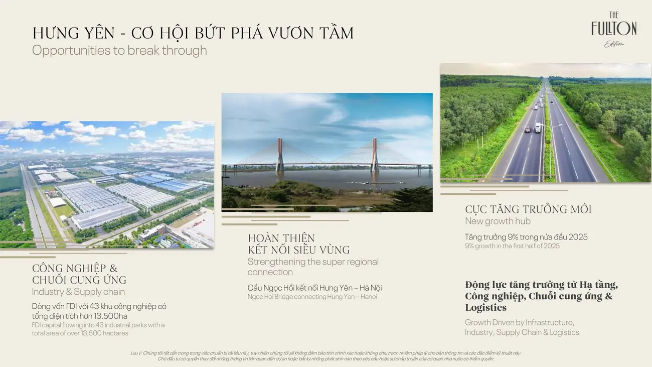 Hưng Yên – Cơ hội bứt phá với hạ tầng năng động và chuỗi cung ứng hiện đại.