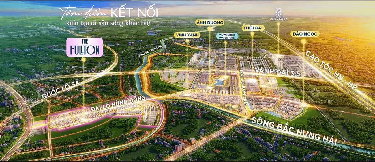 The Fullton Capitaland – Vị trí chiến lược, kết nối dễ dàng đến cao tốc và vành đai, tạo nên trung tâm kinh tế phía Bắc.