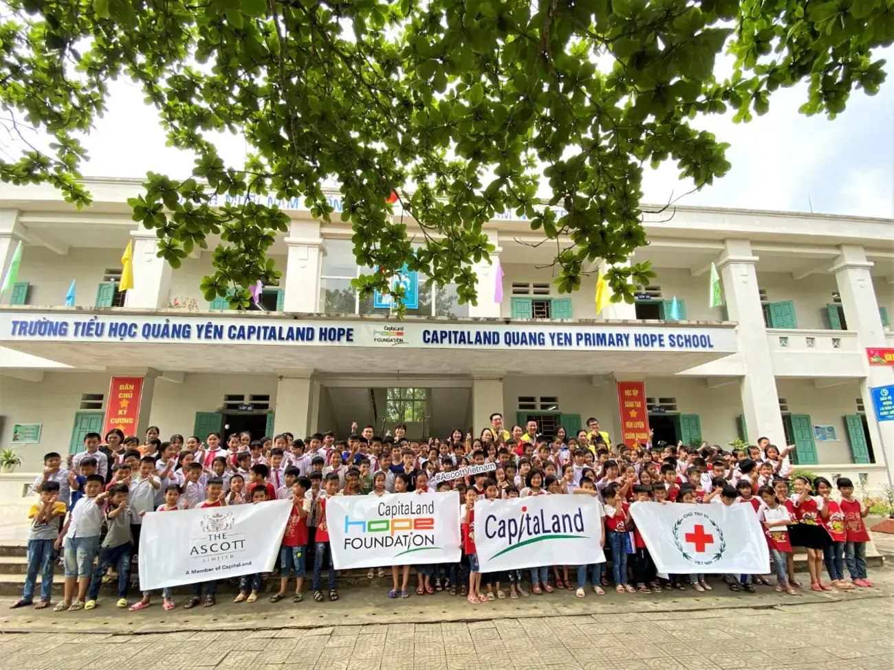 Trường học Hy Vọng Quảng Yên – dấu ấn xã hội của CapitaLand thông qua Quỹ Hope Foundation tại Việt Nam.